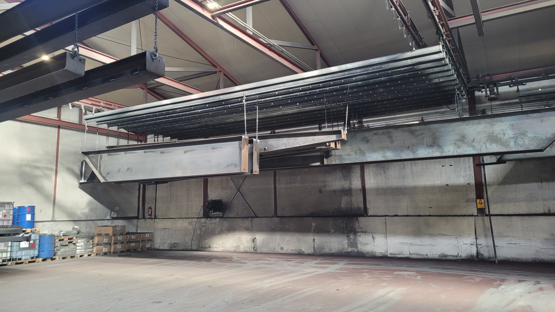 Sandblås/lakkerings hall